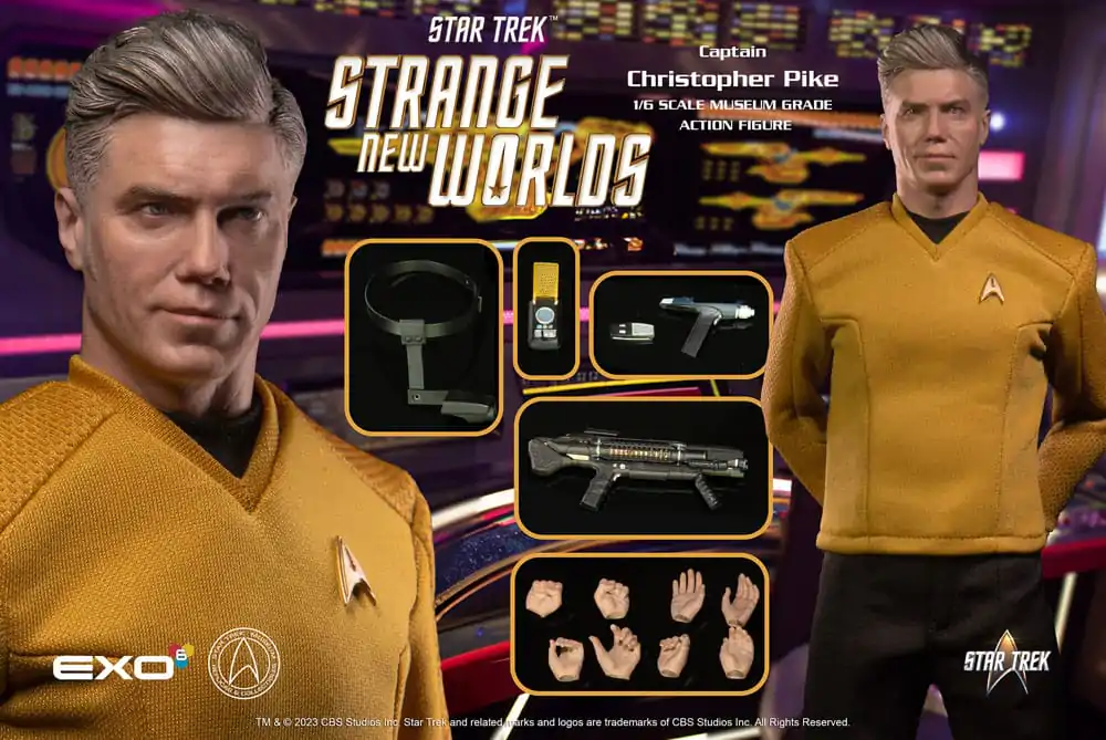 Star Trek: Strange New Worlds Action Figure 1/6 Captain Christopher Pike 30 cm product photo