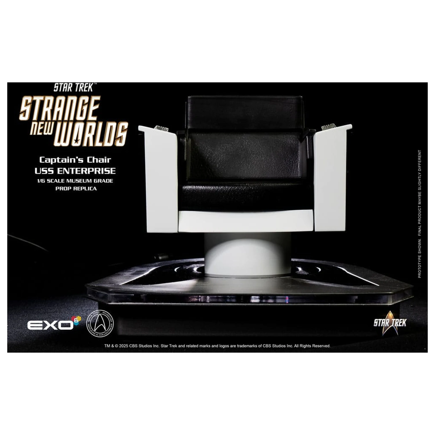 Star Trek: Strange New Worlds 1/6 U.S.S. Enterprise Command Chair 19 cm product photo