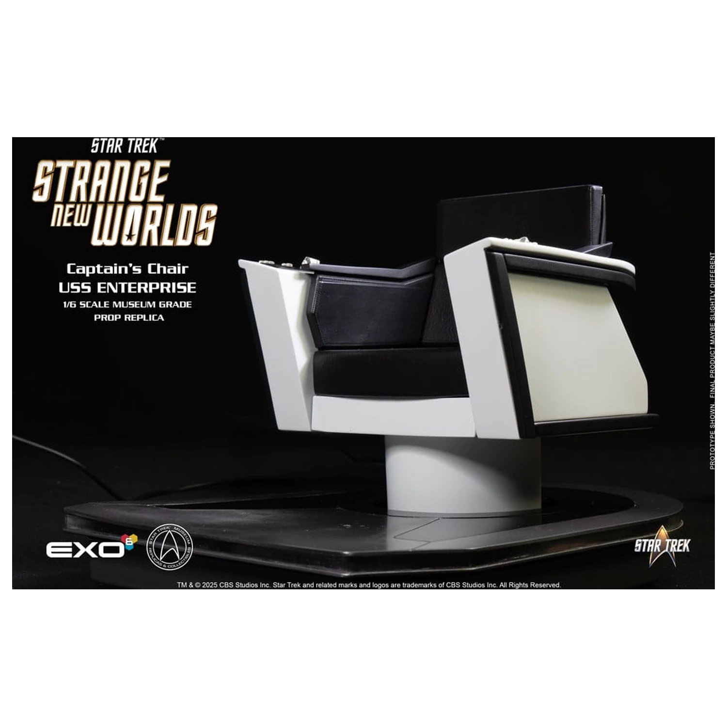 Star Trek: Strange New Worlds 1/6 U.S.S. Enterprise Command Chair 19 cm product photo