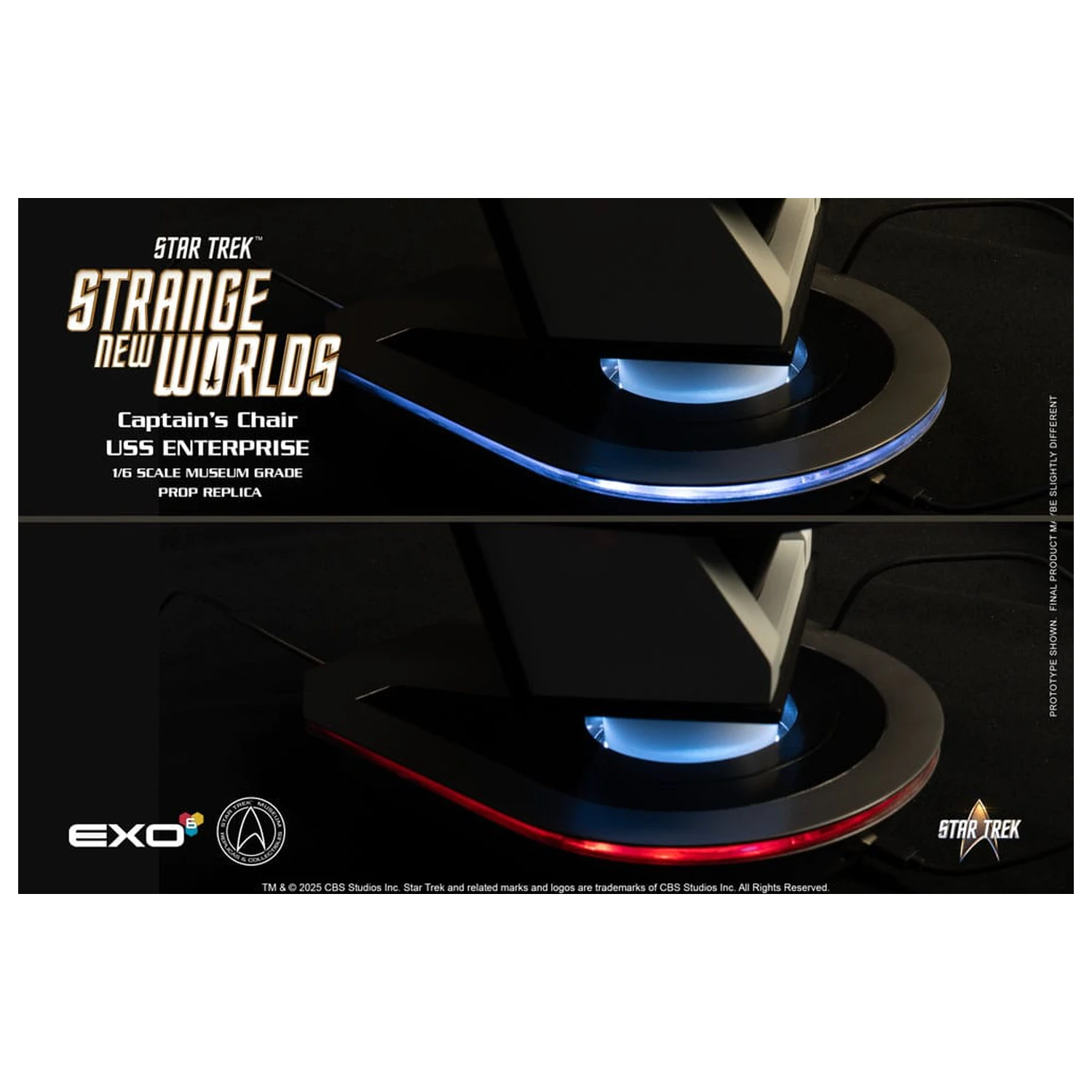 Star Trek: Strange New Worlds 1/6 U.S.S. Enterprise Command Chair 19 cm product photo