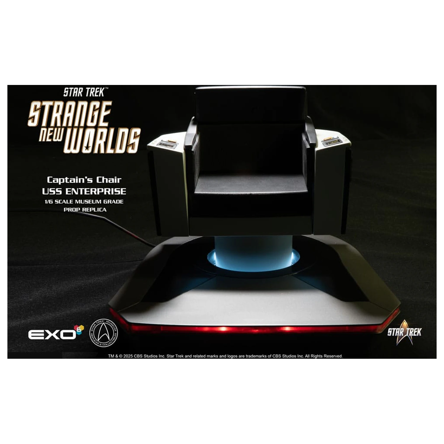 Star Trek: Strange New Worlds 1/6 U.S.S. Enterprise Command Chair 19 cm product photo