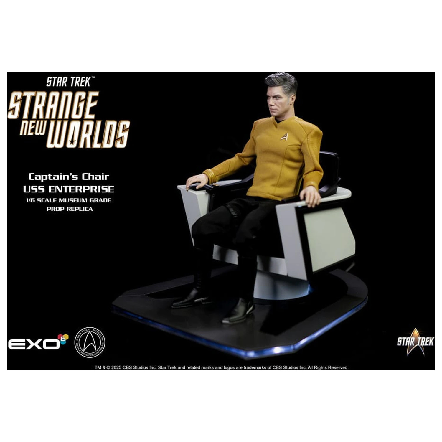 Star Trek: Strange New Worlds 1/6 U.S.S. Enterprise Command Chair 19 cm product photo