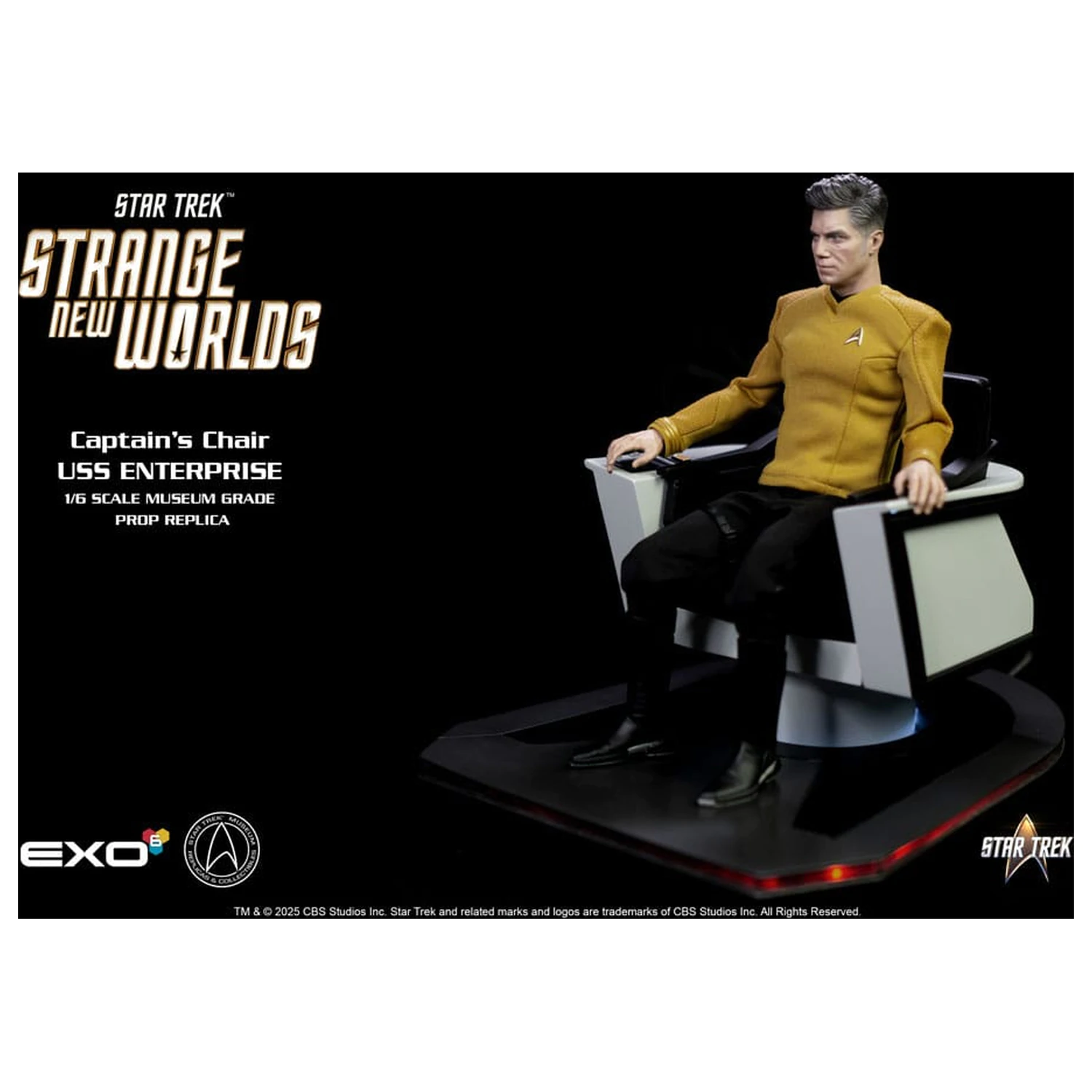 Star Trek: Strange New Worlds 1/6 U.S.S. Enterprise Command Chair 19 cm product photo