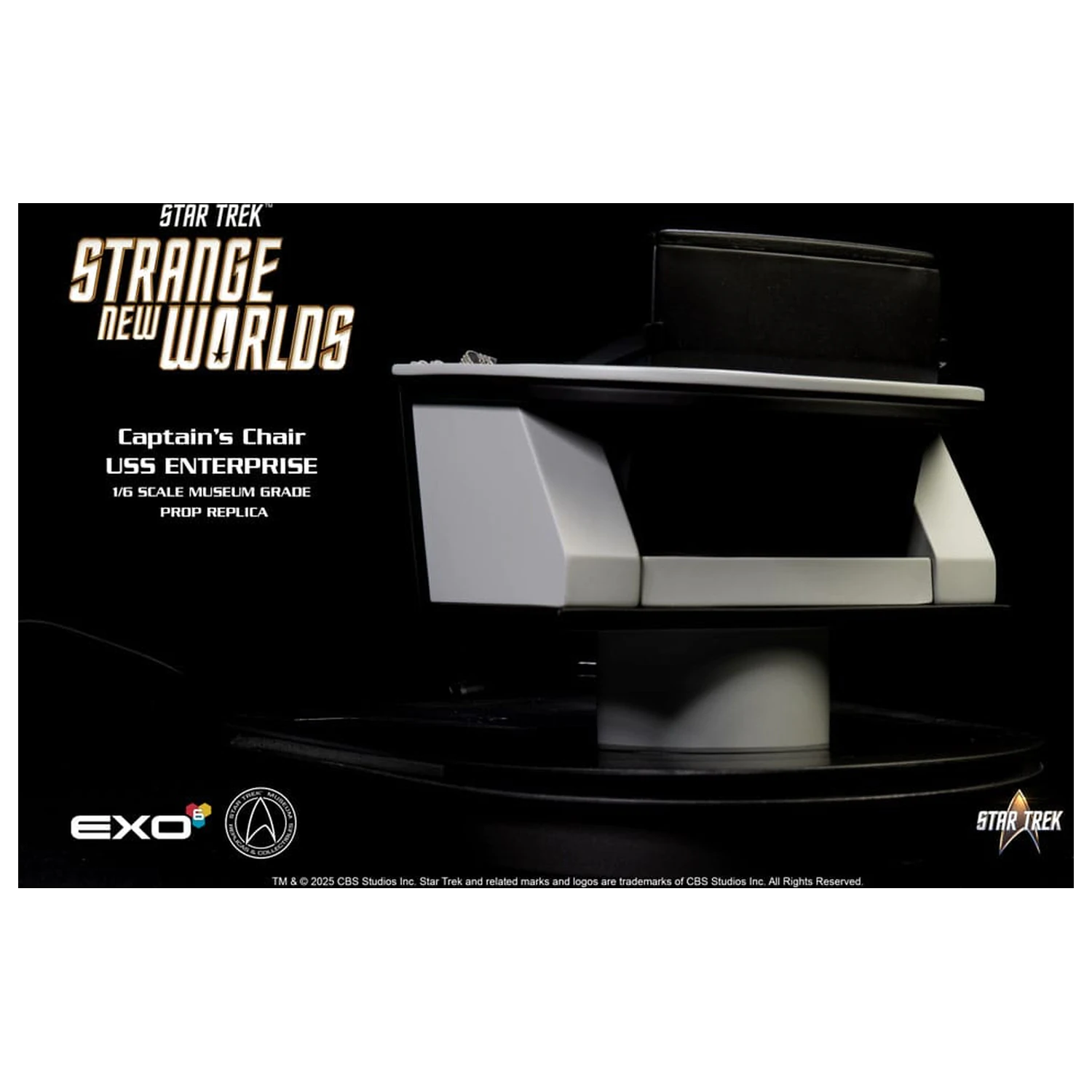 Star Trek: Strange New Worlds 1/6 U.S.S. Enterprise Command Chair 19 cm product photo