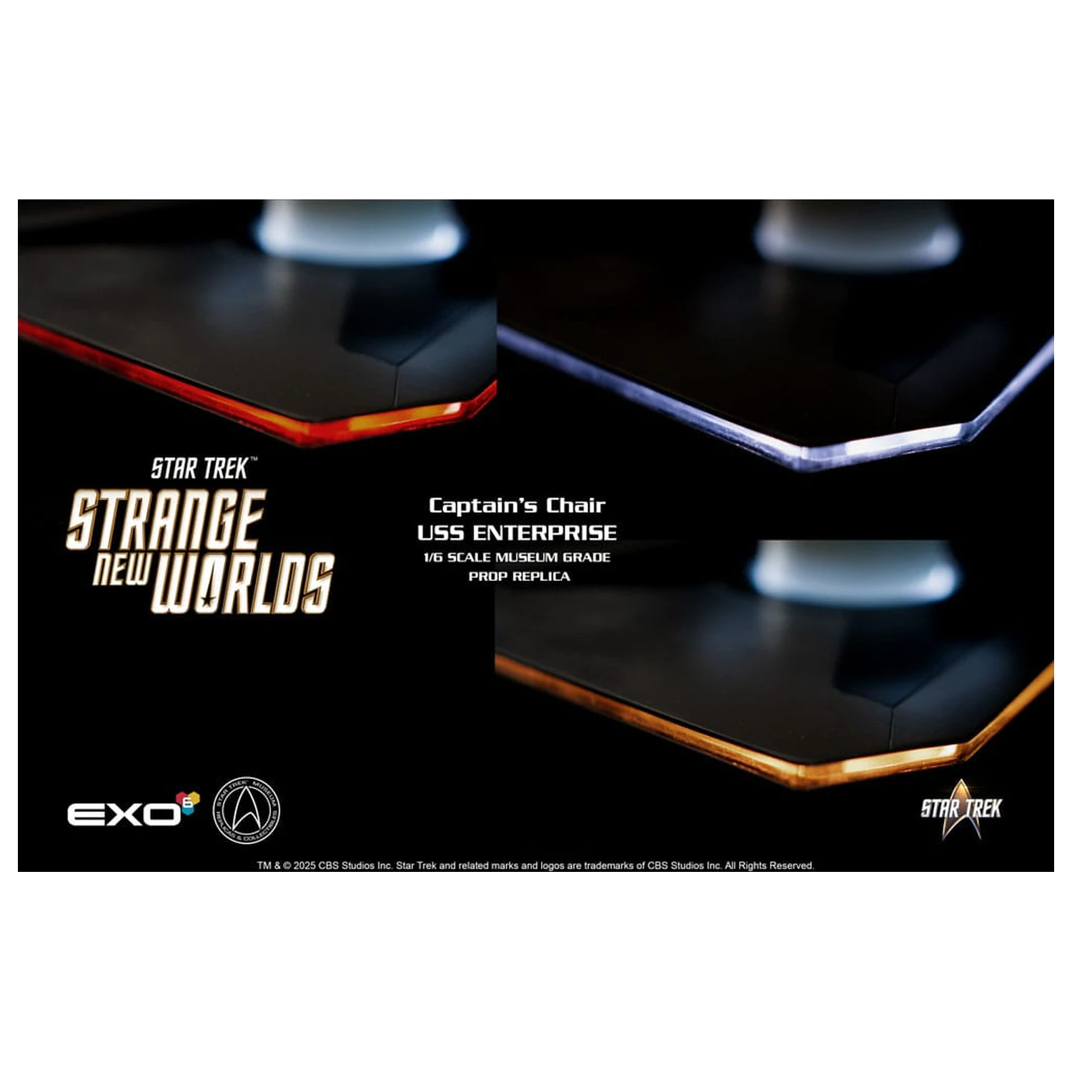 Star Trek: Strange New Worlds 1/6 U.S.S. Enterprise Command Chair 19 cm product photo