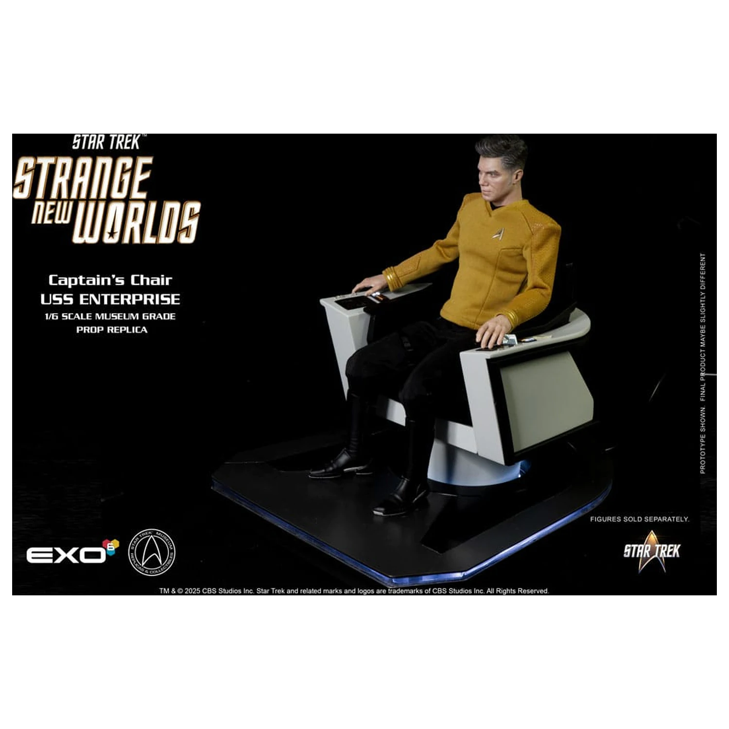 Star Trek: Strange New Worlds 1/6 U.S.S. Enterprise Command Chair 19 cm product photo