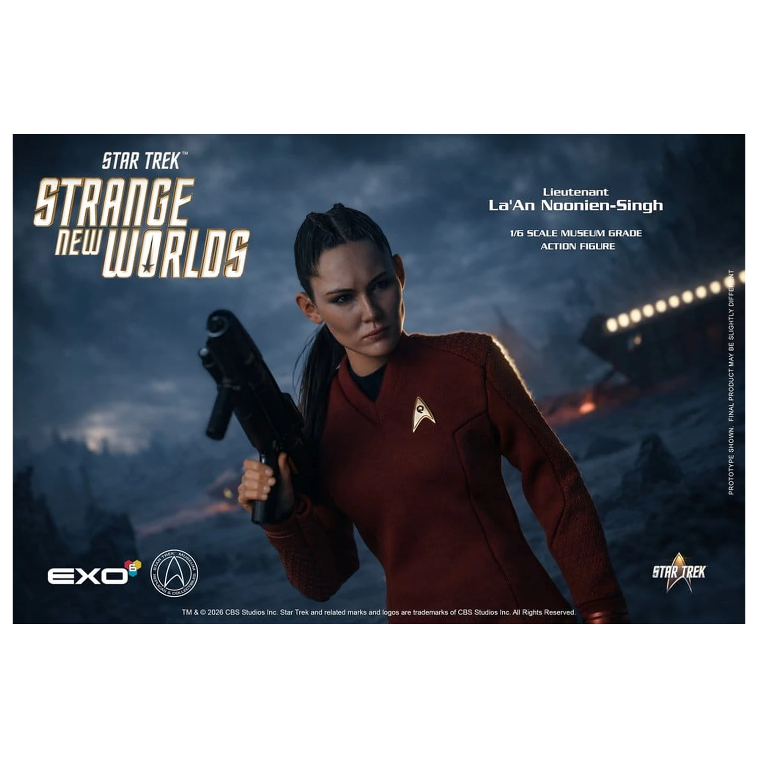 Star Trek: Strange New Worlds Action Figure 1/6 Lt. La'An Noonien-Singh 28 cm product photo