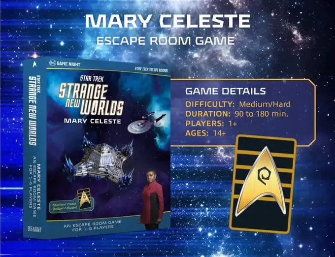 Star Trek Strange New Worlds Escape Room Game Mary Celeste  *English Version* product photo