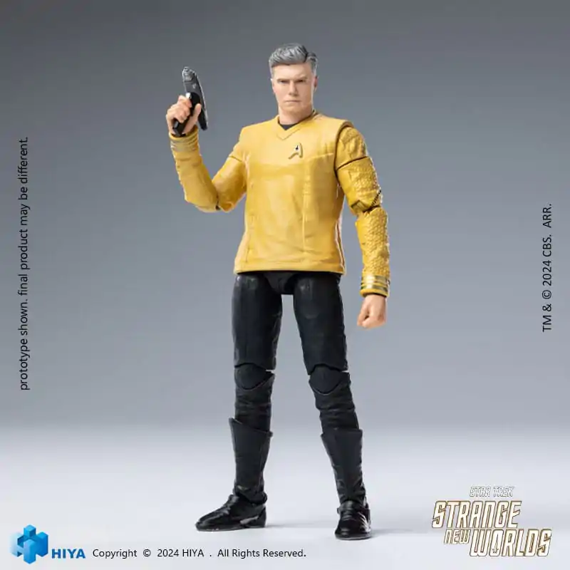 Star Trek Strange New Worlds Exquisite Mini Series  Action Figure 1/18 Pike 11 cm termékfotó