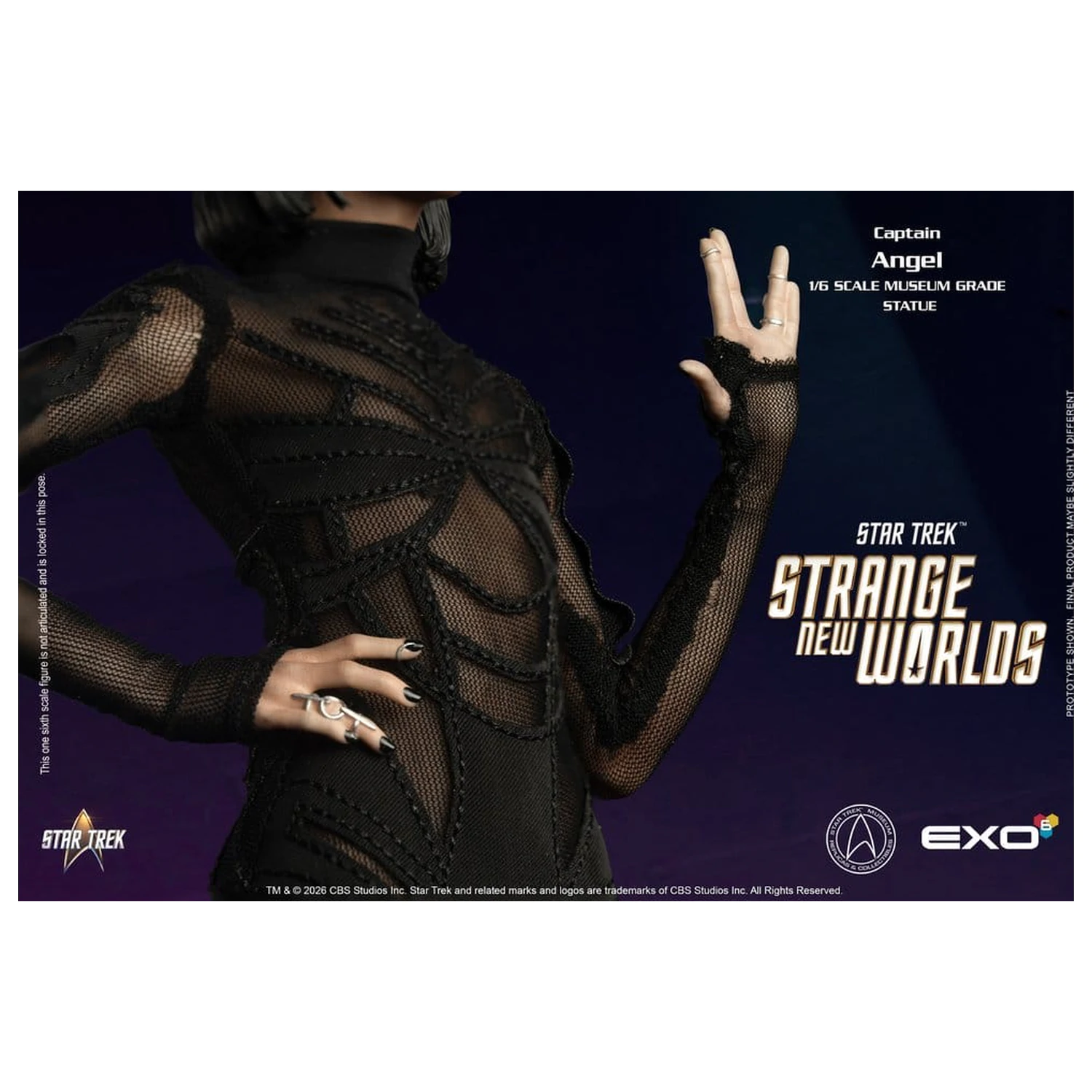 Star Trek: Strange New Worlds Mixed Media Figure 1/6 Captain Angel 28 cm product photo