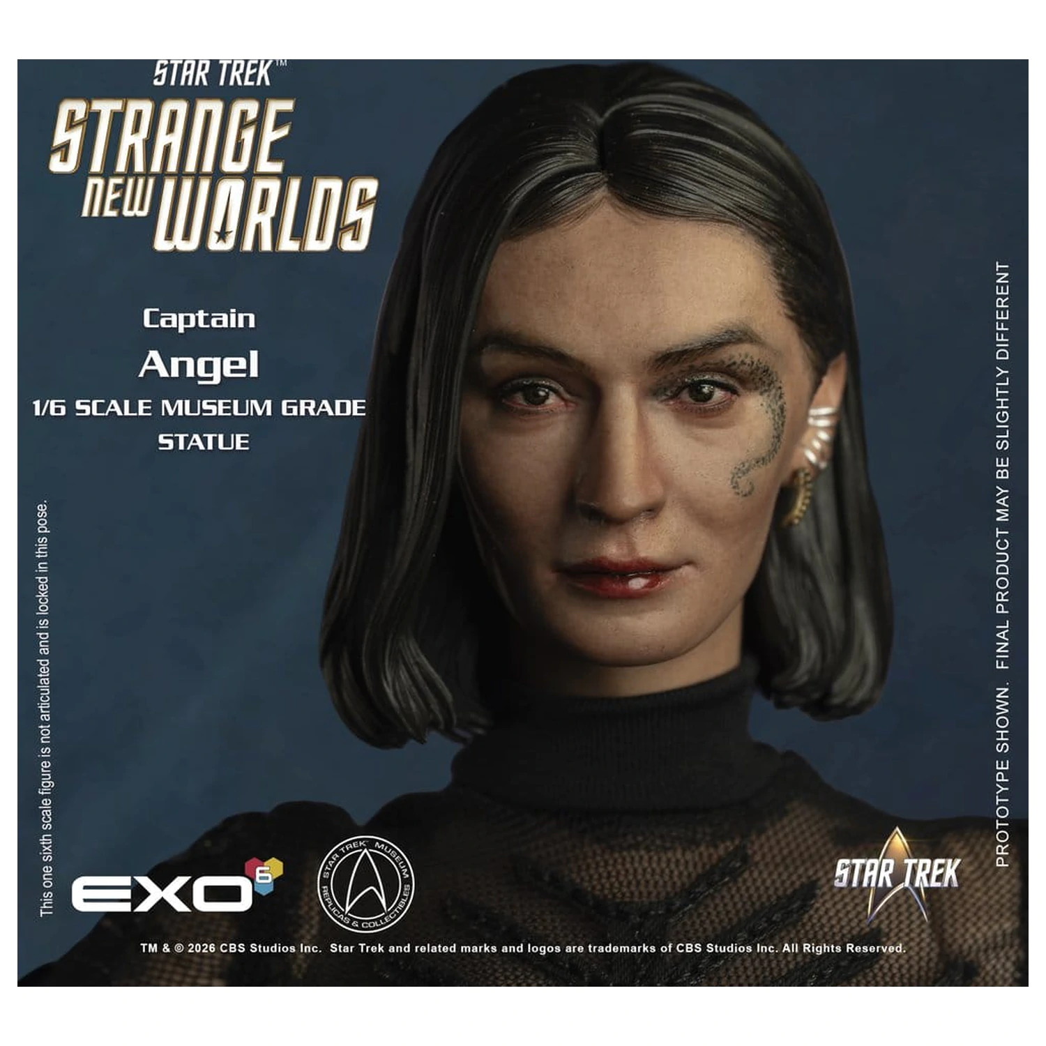 Star Trek: Strange New Worlds Mixed Media Figure 1/6 Captain Angel 28 cm product photo