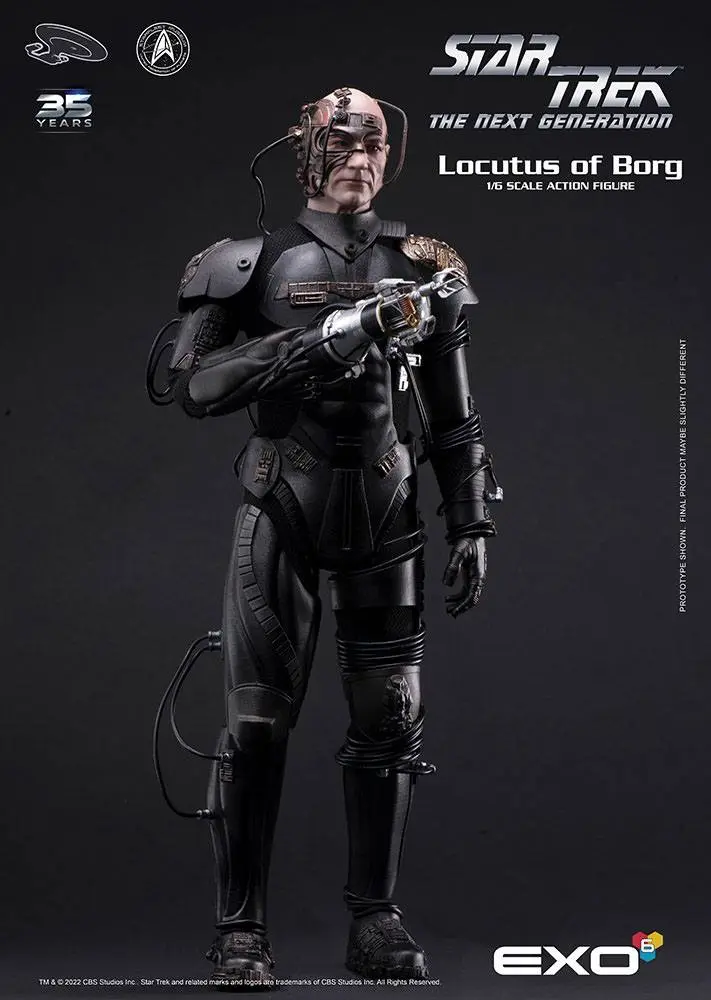 Star Trek: The Next Generation Action Figure 1/6 Locutus of Borg 30 cm product photo