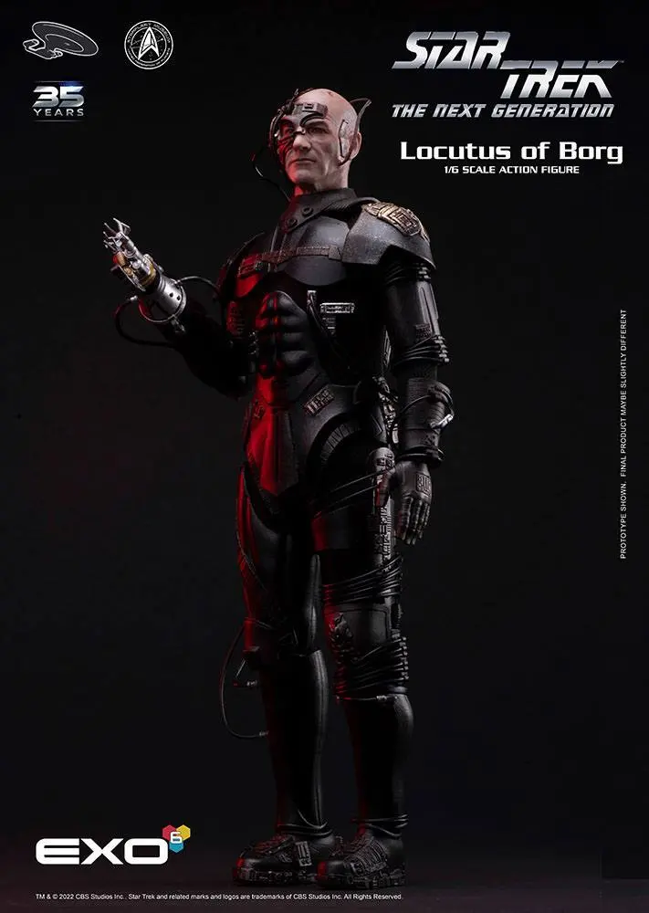 Star Trek: The Next Generation Action Figure 1/6 Locutus of Borg 30 cm product photo