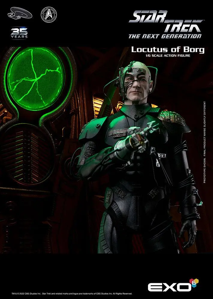 Star Trek: The Next Generation Action Figure 1/6 Locutus of Borg 30 cm product photo