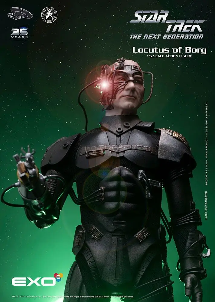 Star Trek: The Next Generation Action Figure 1/6 Locutus of Borg 30 cm product photo
