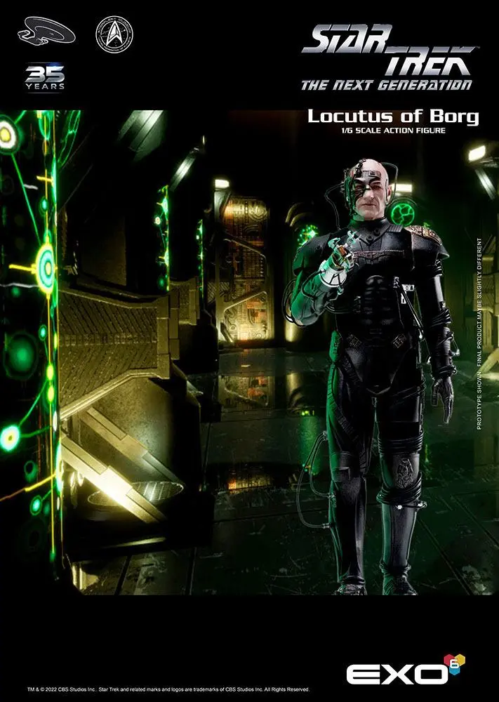 Star Trek: The Next Generation Action Figure 1/6 Locutus of Borg 30 cm product photo