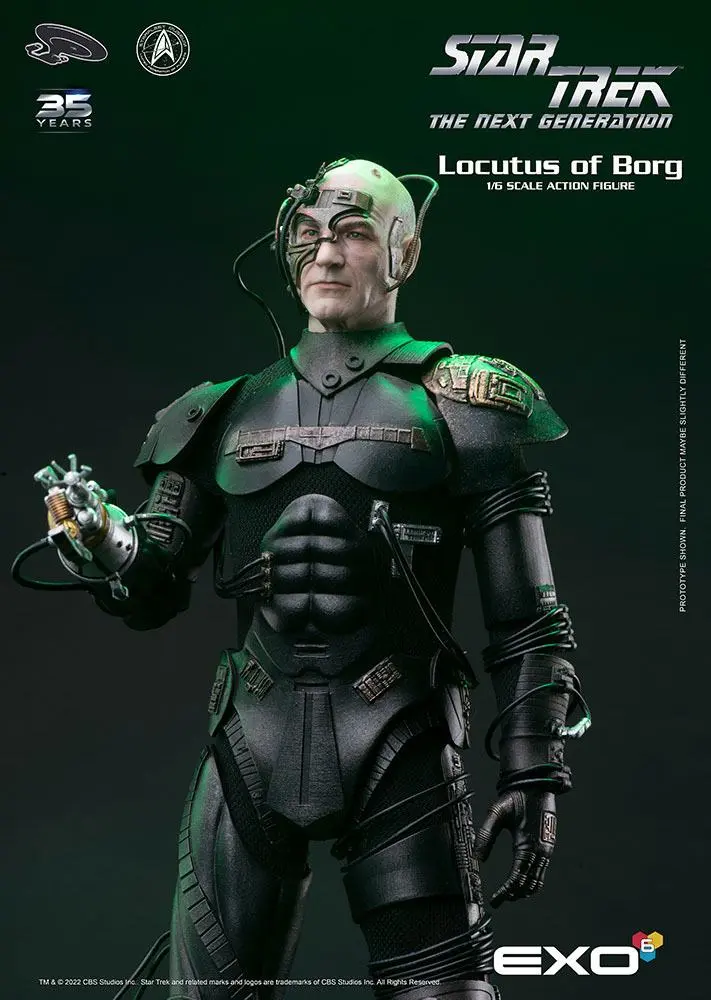 Star Trek: The Next Generation Action Figure 1/6 Locutus of Borg 30 cm product photo