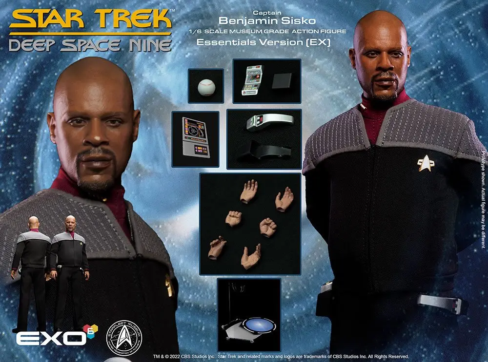 Star Trek: The Next Generation Action Figure 1/6 Captain Benjamin Sisko (Essentials Version) 30 cm product photo