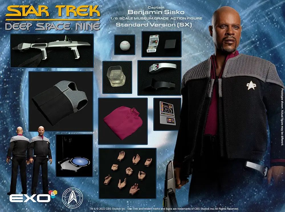 Star Trek: The Next Generation Action Figure 1/6 Captain Benjamin Sisko (Standard Version) 30 cm product photo
