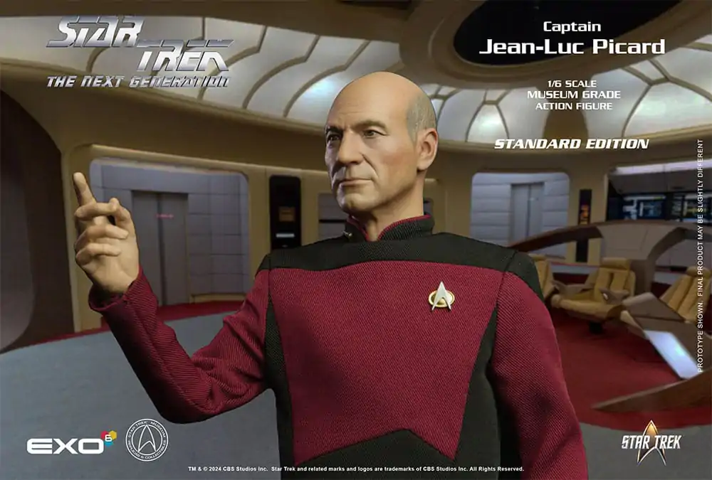 Star Trek: The Next Generation Action Figure 1/6 Captain Jean-Luc Picard 30 cm termékfotó