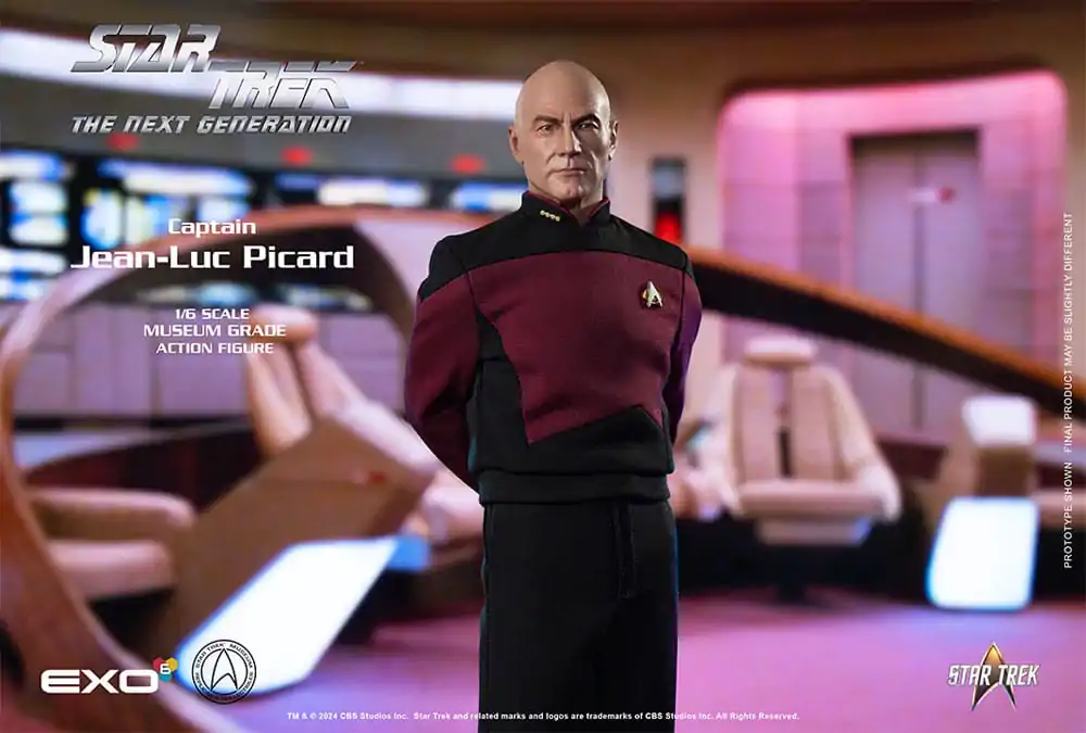 Star Trek: The Next Generation Action Figure 1/6 Captain Jean-Luc Picard 30 cm termékfotó