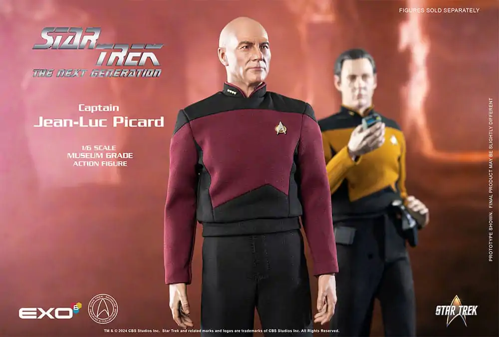 Star Trek: The Next Generation Action Figure 1/6 Captain Jean-Luc Picard 30 cm termékfotó