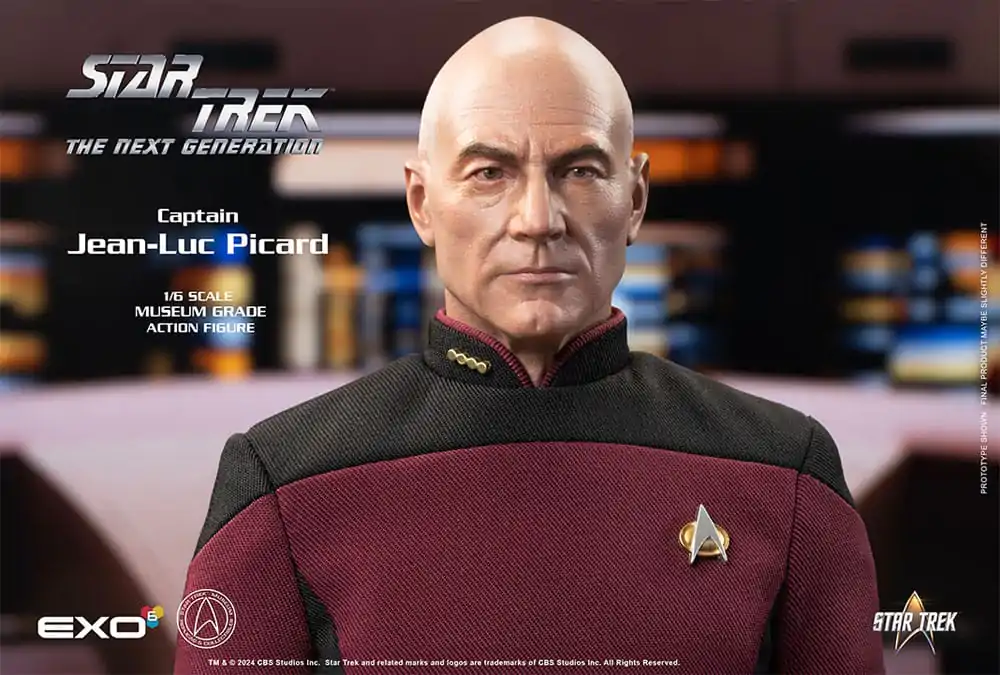 Star Trek: The Next Generation Action Figure 1/6 Captain Jean-Luc Picard 30 cm termékfotó