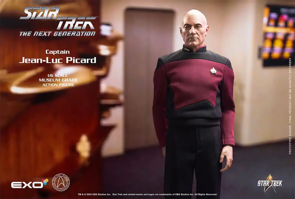 Star Trek: The Next Generation Action Figure 1/6 Captain Jean-Luc Picard 30 cm termékfotó