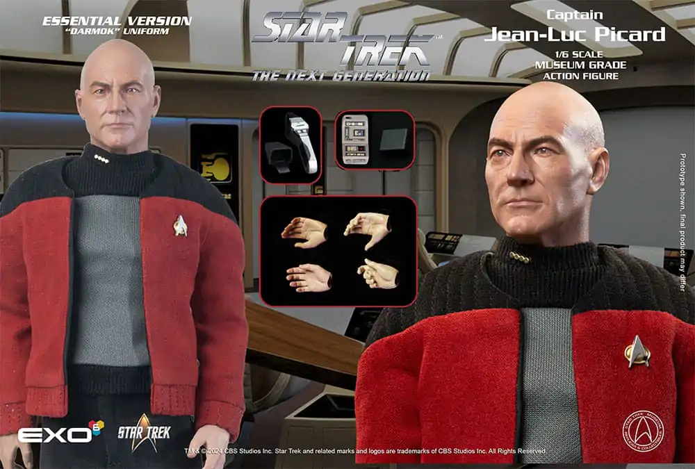 Star Trek: The Next Generation Action Figure 1/6 Captain Jean-Luc Picard (Essential Darmok Uniform) 30 cm termékfotó