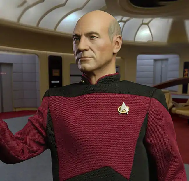 Star Trek: The Next Generation Action Figure 1/6 Captain Jean-Luc Picard (Essential Duty Uniform) 30 cm termékfotó