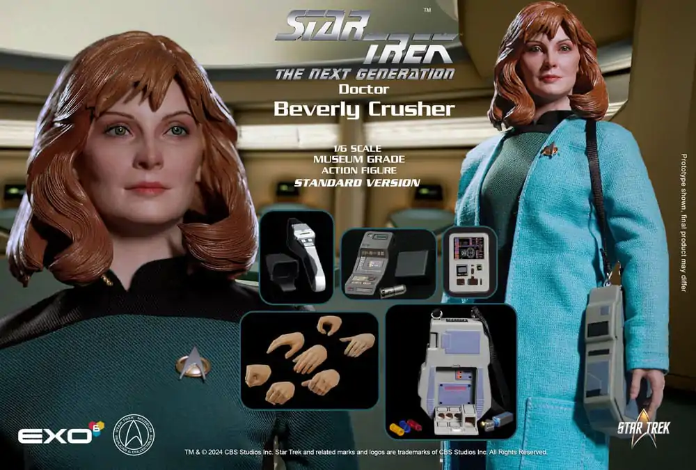 Star Trek: The Next Generation Action Figure 1/6 Dr. Beverly Crusher (Standard Edition) 27 cm product photo