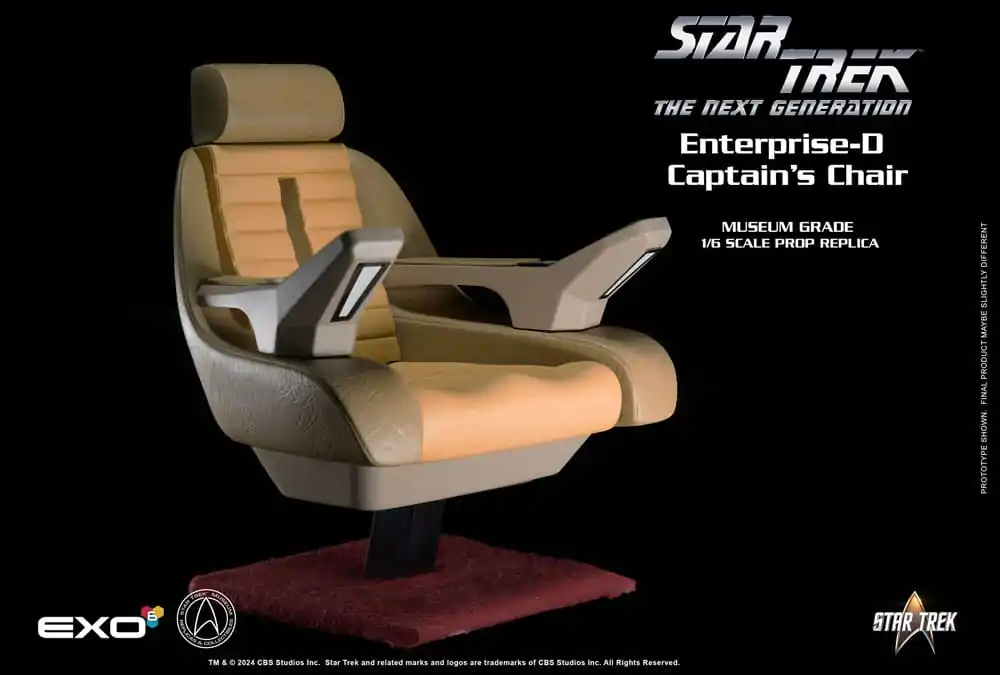 Star Trek: The Next Generation 1/6 Enterprise-D Captain's Chair 19 cm product photo