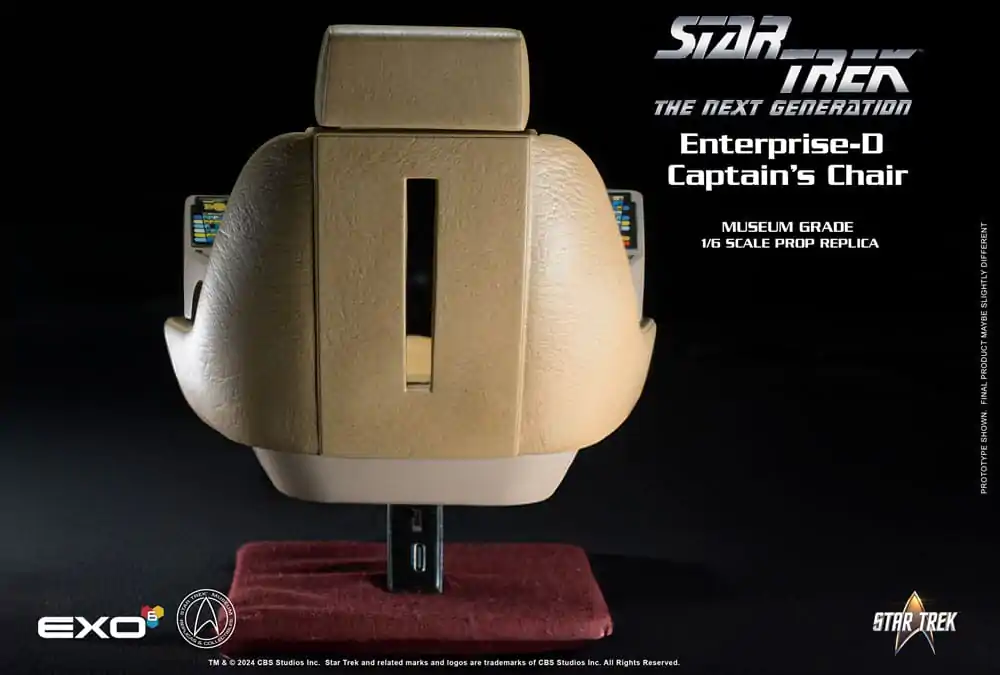 Star Trek: The Next Generation 1/6 Enterprise-D Captain's Chair 19 cm product photo