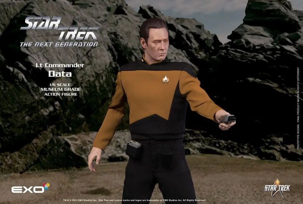 Star Trek: The Next Generation Action Figure 1/6 Lt. Commander Data (Essentials Version) 30 cm product photo
