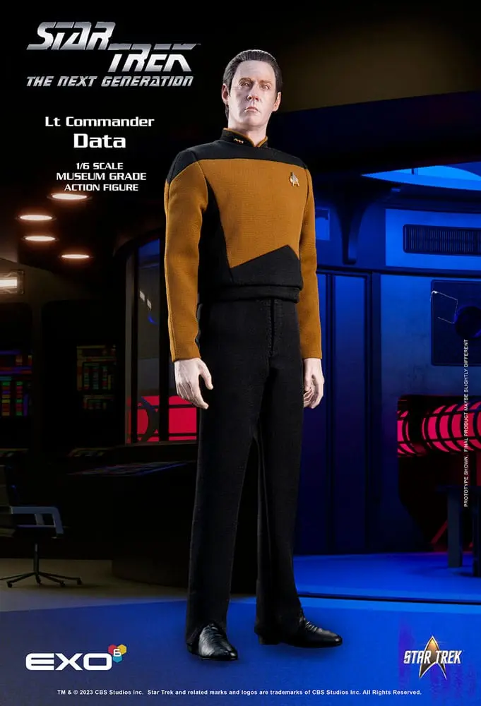 Star Trek: The Next Generation Action Figure 1/6 Lt. Commander Data (Standard Version) 30 cm product photo