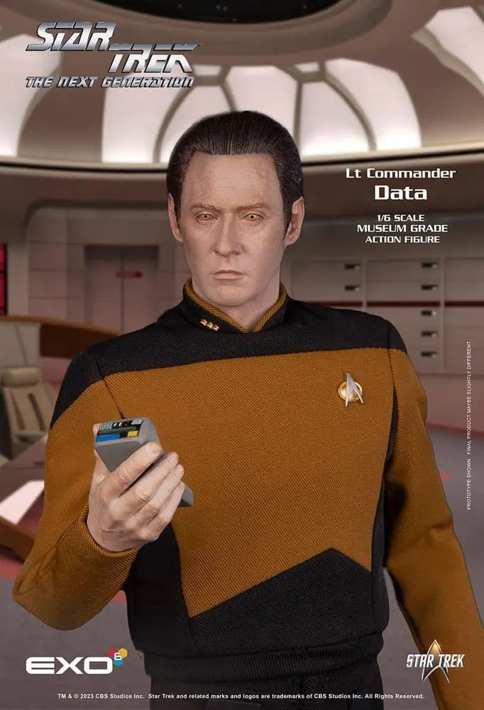 Star Trek: The Next Generation Action Figure 1/6 Lt. Commander Data (Standard Version) 30 cm product photo