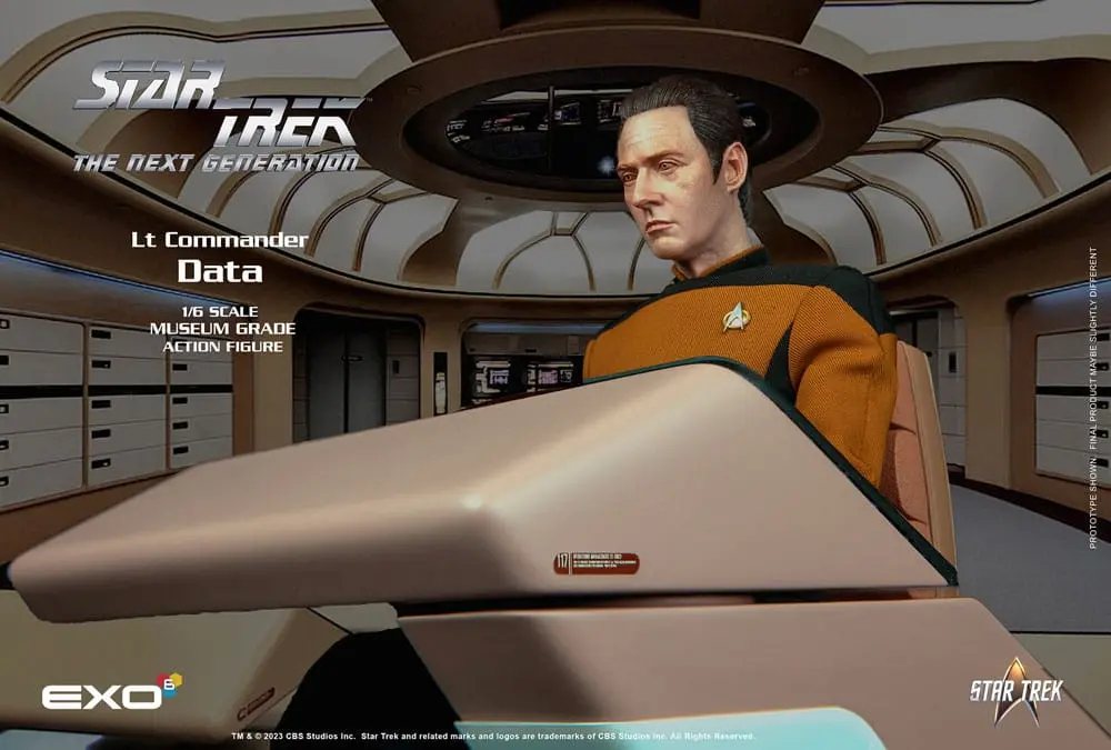 Star Trek: The Next Generation Action Figure 1/6 Lt. Commander Data (Standard Version) 30 cm product photo