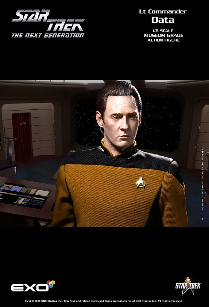 Star Trek: The Next Generation Action Figure 1/6 Lt. Commander Data (Standard Version) 30 cm product photo