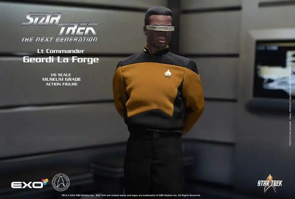 Star Trek: The Next Generation Action Figure 1/6 Lt. Commander Geordi La Forge (Essentials Version) 28 cm product photo