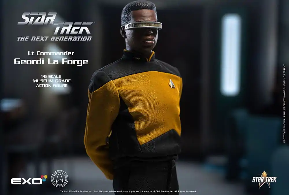 Star Trek: The Next Generation Action Figure 1/6 Lt. Commander Geordi La Forge (Essentials Version) 28 cm product photo