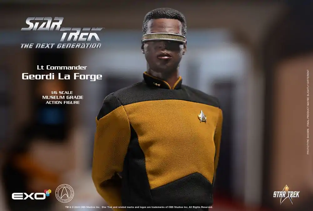 Star Trek: The Next Generation Action Figure 1/6 Lt. Commander Geordi La Forge (Essentials Version) 28 cm product photo