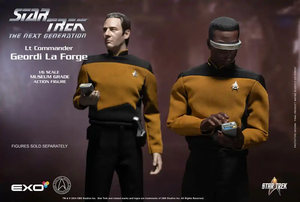 Star Trek: The Next Generation Action Figure 1/6 Lt. Commander Geordi La Forge (Essentials Version) 28 cm product photo