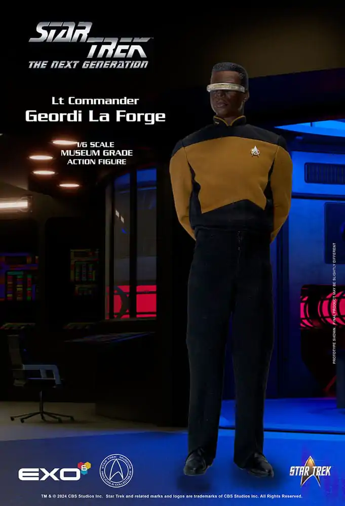 Star Trek: The Next Generation Action Figure 1/6 Lt. Commander Geordi La Forge (Essentials Version) 28 cm product photo