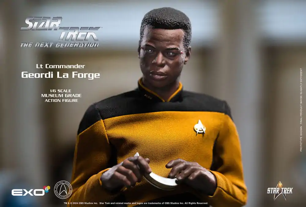 Star Trek: The Next Generation Action Figure 1/6 Lt. Commander Geordi La Forge (Standard Version) 28 cm product photo