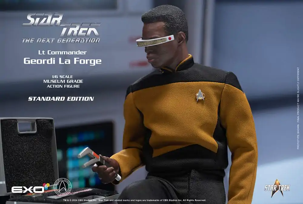 Star Trek: The Next Generation Action Figure 1/6 Lt. Commander Geordi La Forge (Standard Version) 28 cm product photo