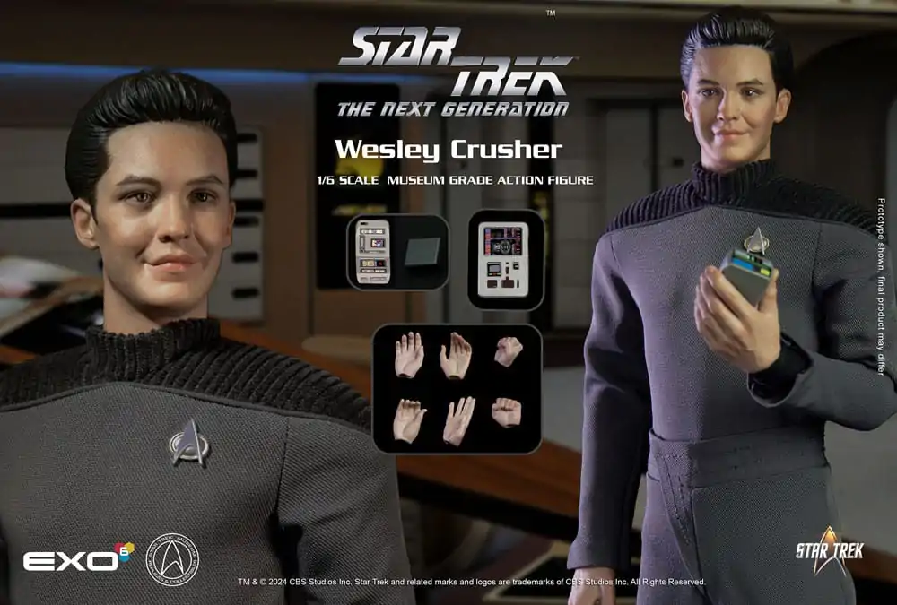 Star Trek: The Next Generation Action Figure 1/6 Wesley Crusher 30 cm product photo