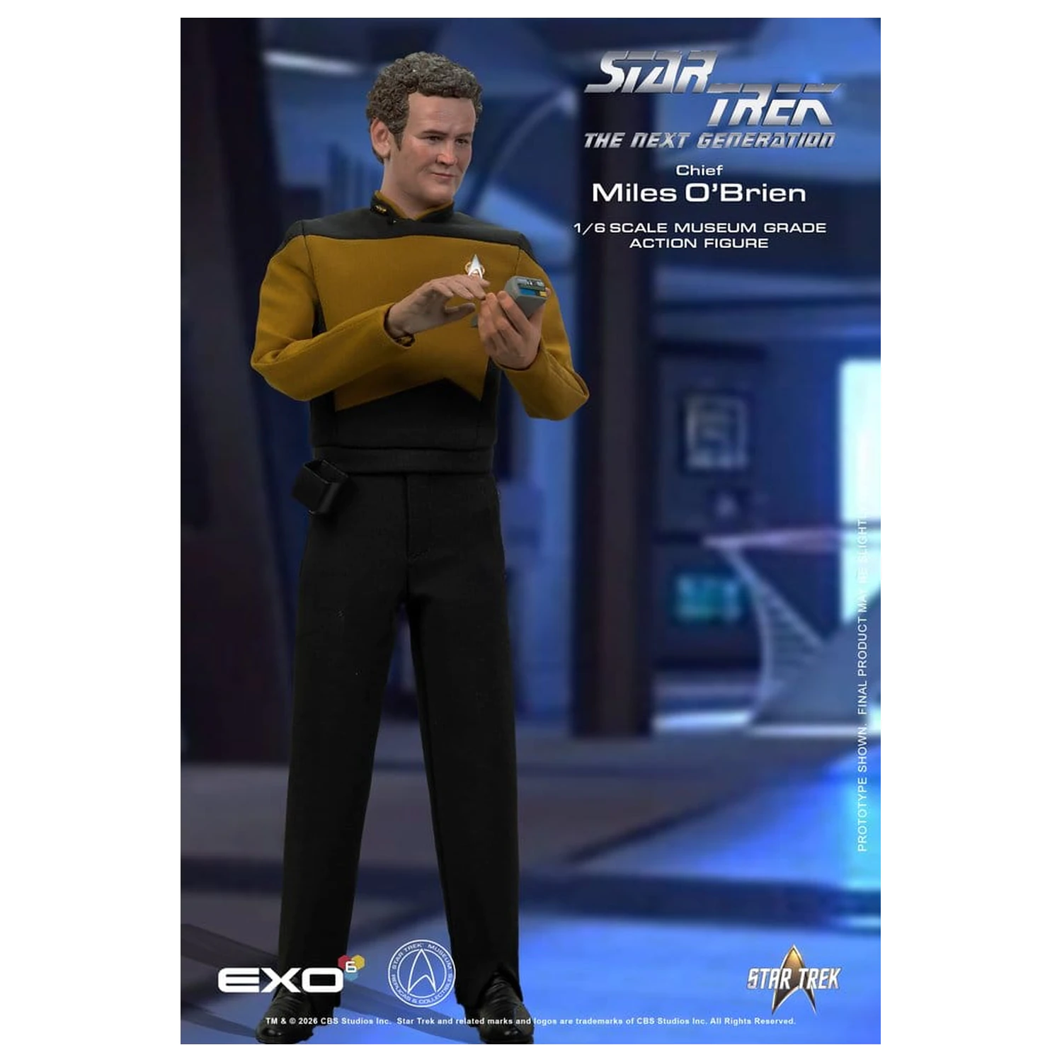 Star Trek: The Next Generation Action Figure 1/6 Chief Miles O'Brien Essential Version 30 cm product photo