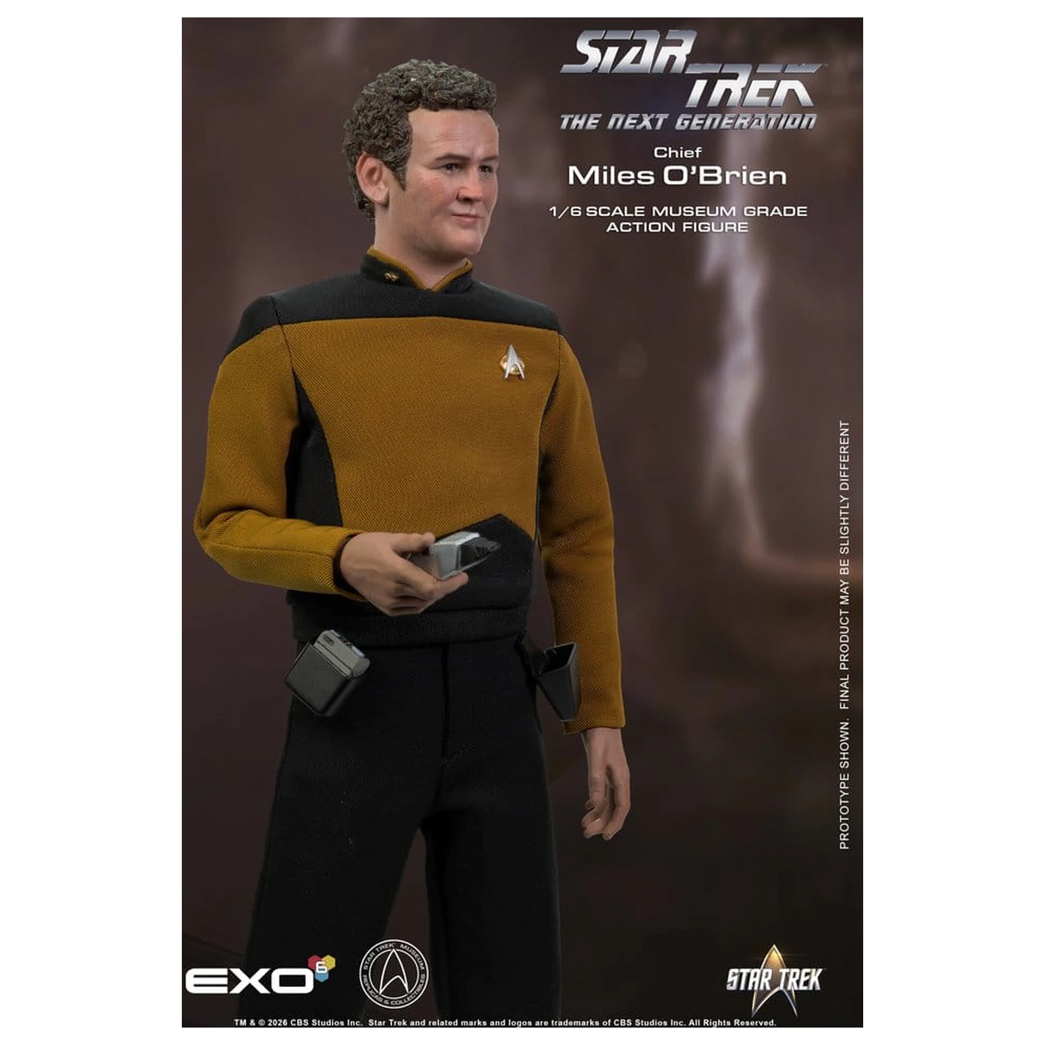 Star Trek: The Next Generation Action Figure 1/6 Chief Miles O'Brien Essential Version 30 cm product photo