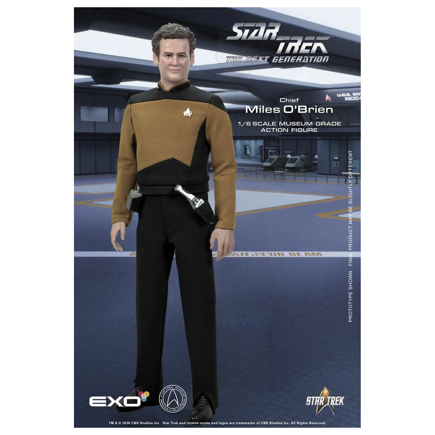 Star Trek: The Next Generation Action Figure 1/6 Chief Miles O'Brien with Transporter Console 30 cm product photo