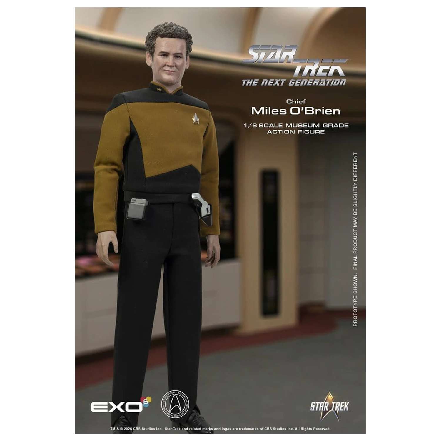 Star Trek: The Next Generation Action Figure 1/6 Chief Miles O'Brien with Transporter Console 30 cm product photo
